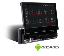 MONITOR 1 DIN 7 SISTEMA OPERATIVO ANDROID 10 - LINEA MACROM