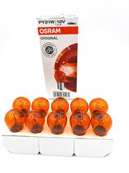 LAMPADA ALOGENA OSRAM P21W  ARANCIO 12V