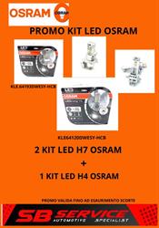 PROMO KIT LED OSRAM (2KIT H7 + 1 KIT H4 )