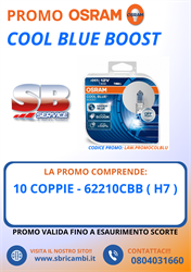 PROMO OSRAM COOL BLUE BOOST ( 10 CP H7) r