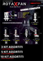 PROMO KIT ROTAX FAN LED ASSORTITI (10 KIT)