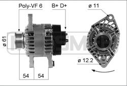 ALTERNATORE MOTORI 1.9 - ALFA/FIAT/LANCIA