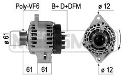 ALTERNATORE OPEL ASTRA/VECTRA/ZAFIRA 1.9 CDTI